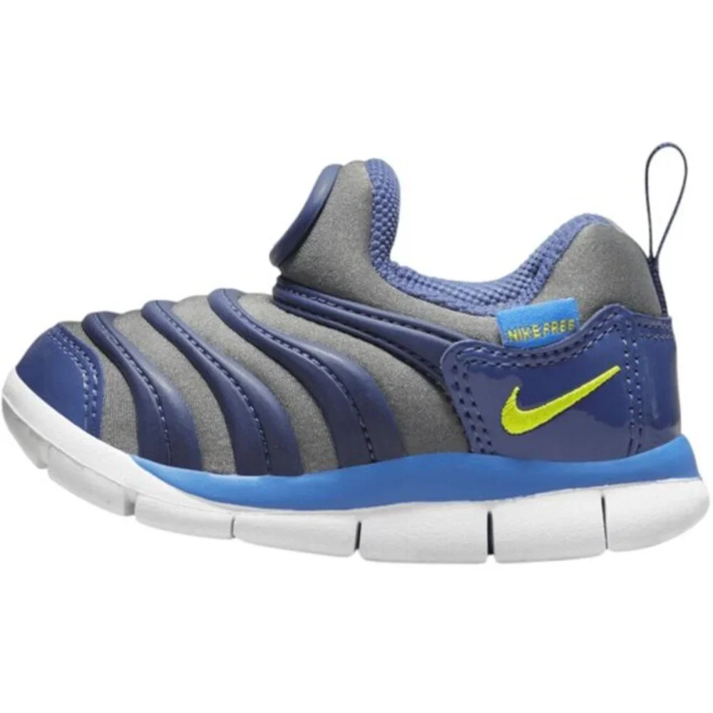 Nike Dynamo Free Navy Gray Toddler Kid Child Shoe Size 5C NEW‎ 343938-030